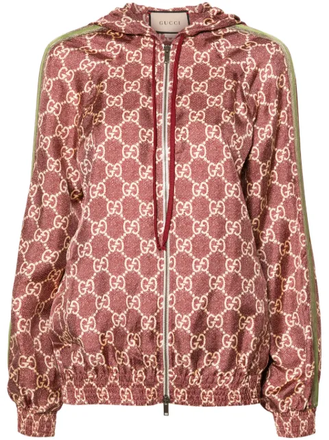 Gucci GG Supreme silk jacket Red 631880XJCL5