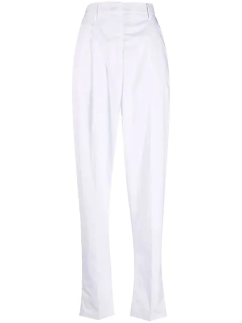 Nº21 high-waisted tapered trousers White 21EN2S0B0310605