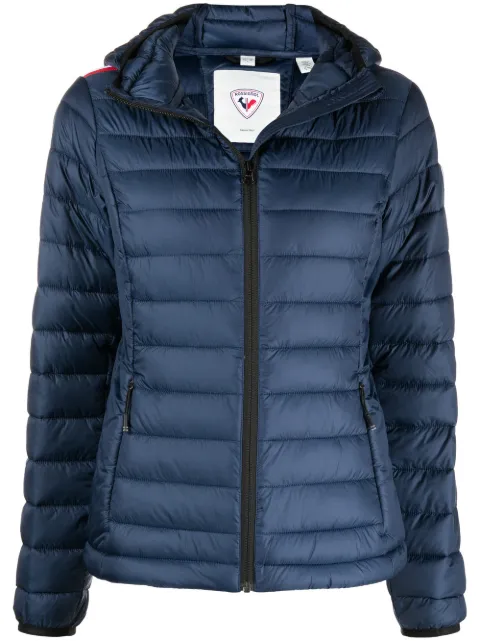 Rossignol lightweight hooded puffer jacket Blue RLJWL33