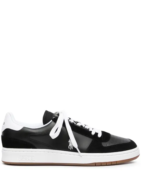 Polo Ralph Lauren two-tone lace-up sneakers Black 809834463001