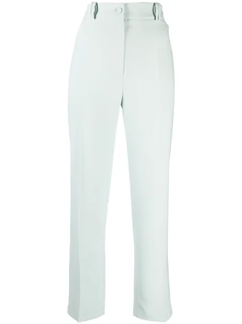 Hebe Studio high-waist trousers Green H204LOPNCDY