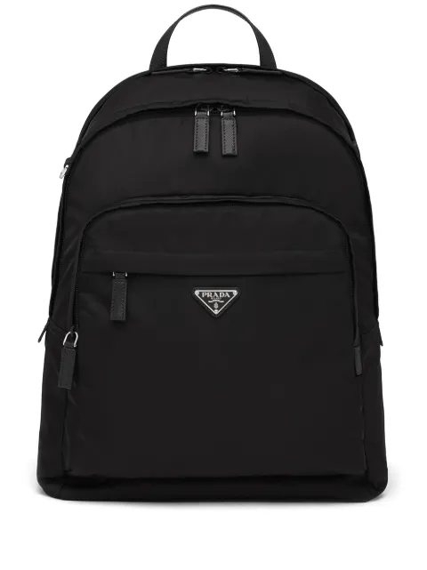 Prada Re-nylon and Saffiano leather backpack Black 2VZ048VOOO2DMG