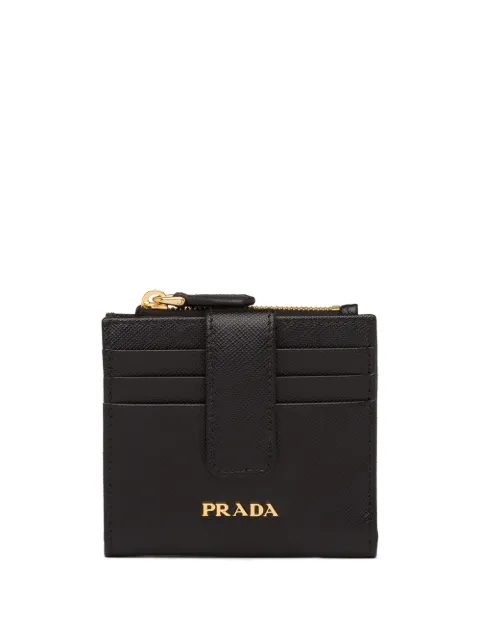 Prada small saffiano wallet Black 1ML047ZLP