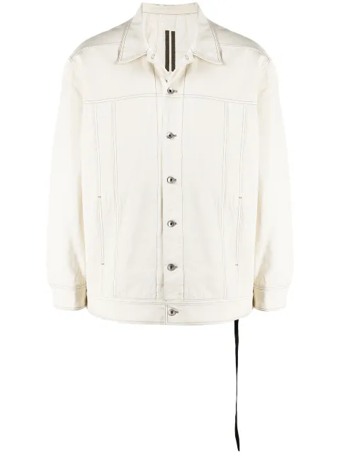 Rick Owens Jumbo worker jacket Neutrals DU02A3761DW
