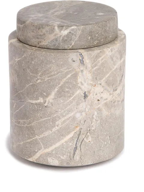 Michael Verheyden small Cont marble container Grey CONTS