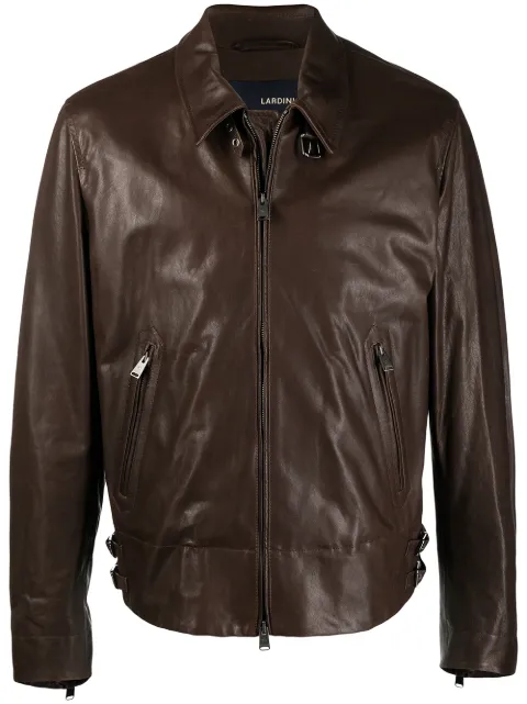 Lardini Anthony leather jacket Brown ELANTHONYEL56052