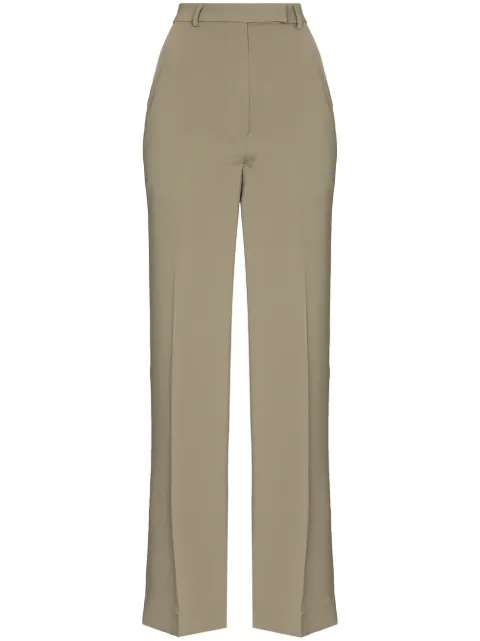 The Frankie Shop Isla wide-leg trousers Neutrals PAISLKRCOR