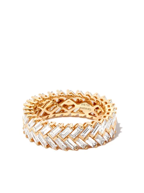 Anita Ko 18kt yellow gold diamond ring Gold AKZIPYG