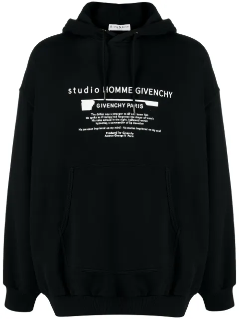 Givenchy Studio Homme oversized hoodie Black BMJ0A6305B