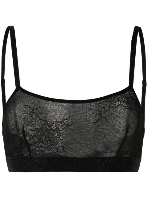 Karl Lagerfeld lace bandeau bralette Black 211W2112999