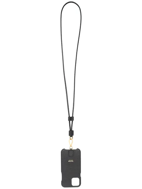 TOM FORD iPhone 11 Pro lanyard case Black Y0317TLCL081
