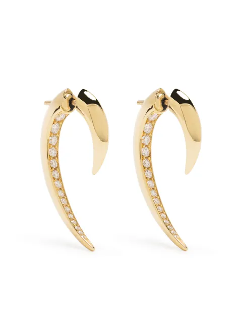 Shaun Leane 18kt yellow gold Hook diamond earrings Gold HT003YGWHEOS