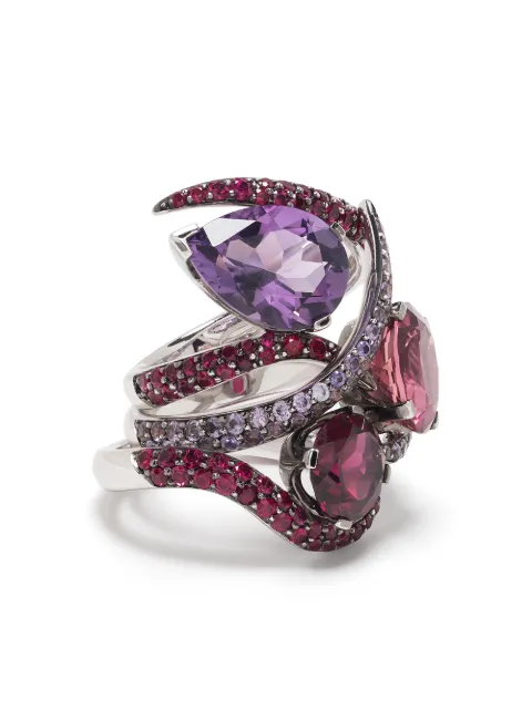 Shaun Leane 18kt white gold Aurora ring Silver AUSETWGMURZ