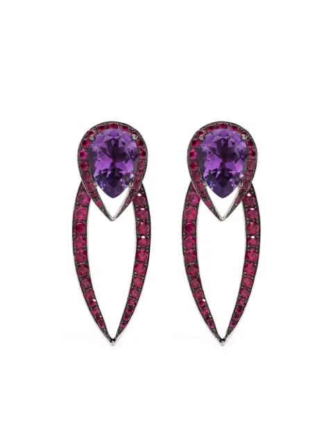 Shaun Leane 18kt white gold Aurora earrings Silver AU011WGMUROS