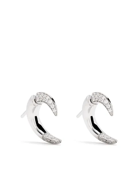 Shaun Leane 18kt white gold small Talon diamond earrings Silver HT001WGWHEOS