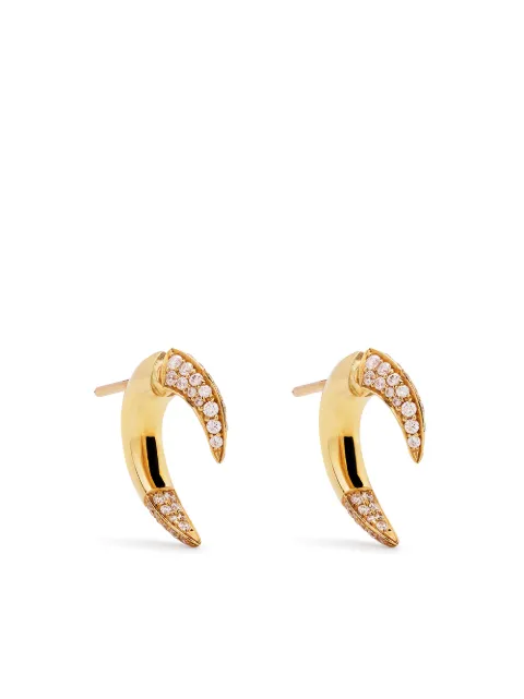 Shaun Leane 18kt yellow gold small Talon diamond earrings Gold HT001YGWHEOS