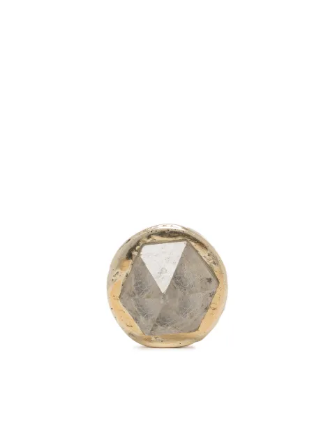 Parts of Four Herkimer spike stud earring Silver 12356PA18KHER