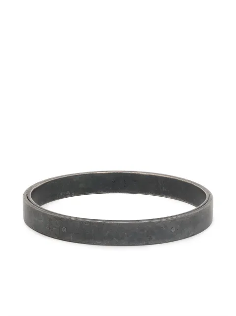 Parts of Four Sistema oxidised-finish bangle Grey 9072KA