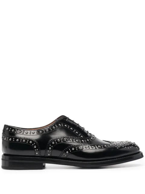 Church's Burwood Met stud-embellished brogue Oxford shoes Black DE0002FB000