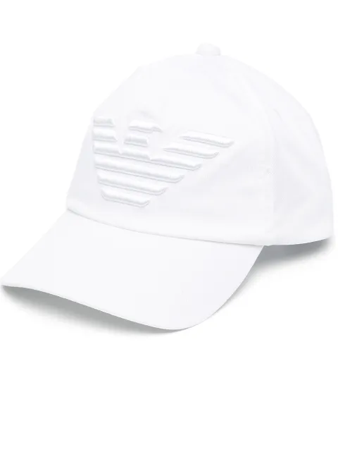 Emporio Armani raised logo baseball cap White 627522CC995