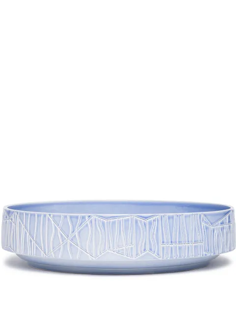 Bitossi Home Bolo F Celeste Craquelé bowl Blue BLW6