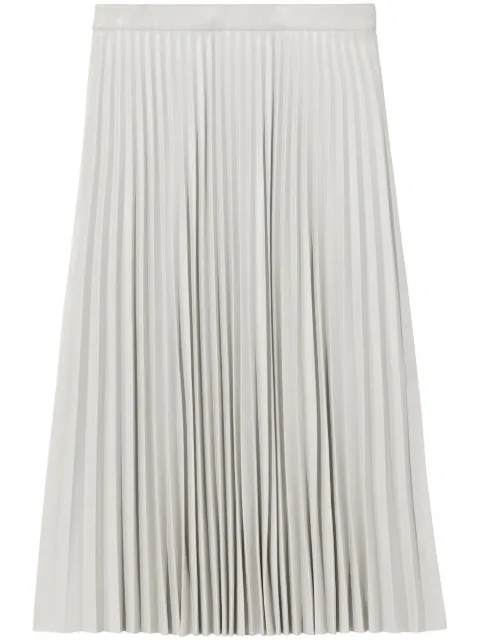 Proenza Schouler White Label faux-leather pleated skirt White WL2145054LR207