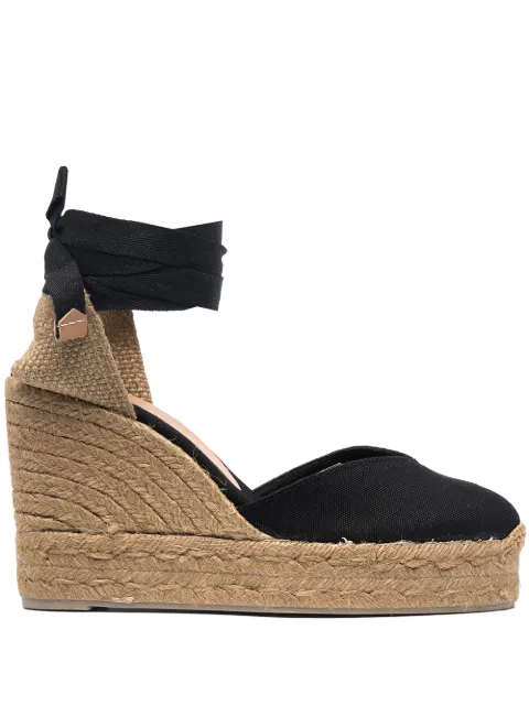 Castañer Chiara wedge espadrilles Black 021458