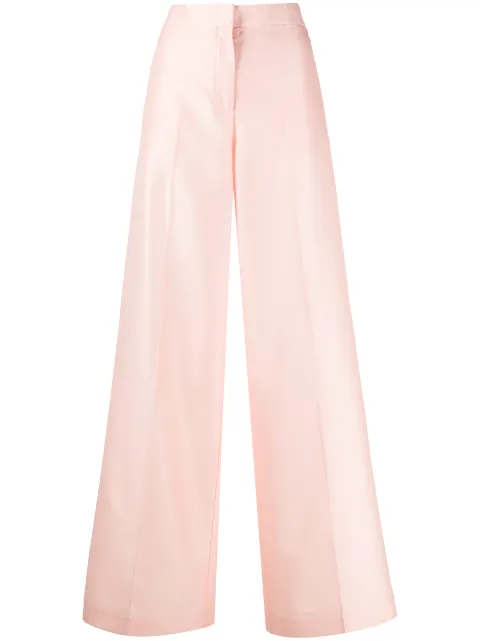 PUCCI wide-leg high-waisted trousers Pink 1RRT051R607