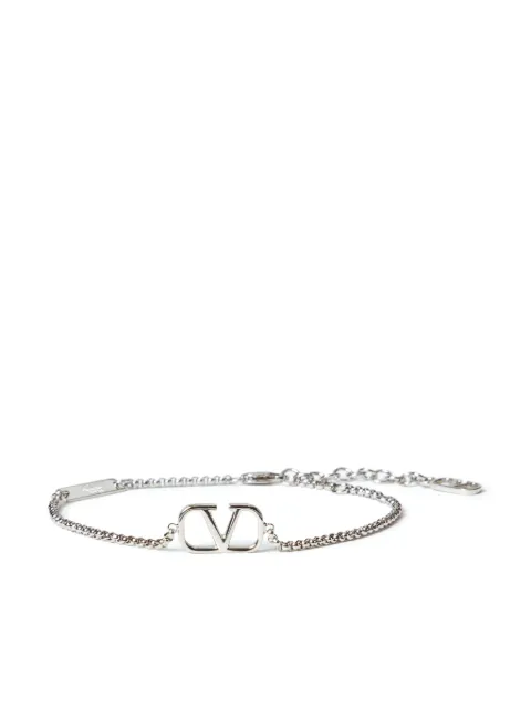 Valentino Garavani Vlogo Signature metal bracelet Silver YJ0N40MET