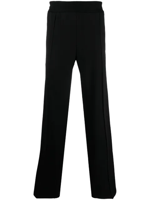 Versace embroidered-logo track pants Black A89407A231242