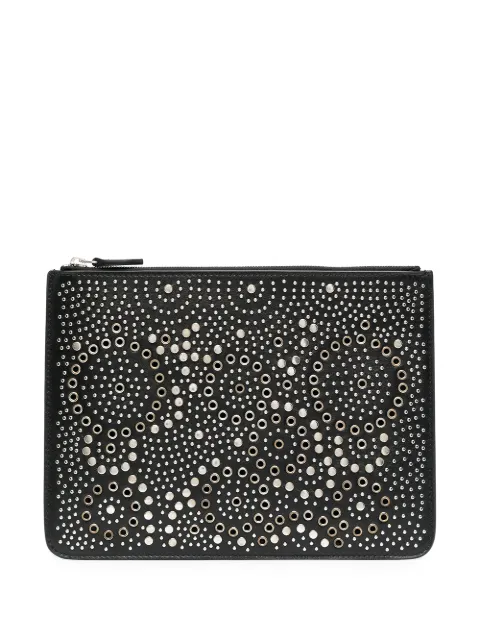 10 CORSO COMO studded leather wallet Black CCBUSTABMEDIUM