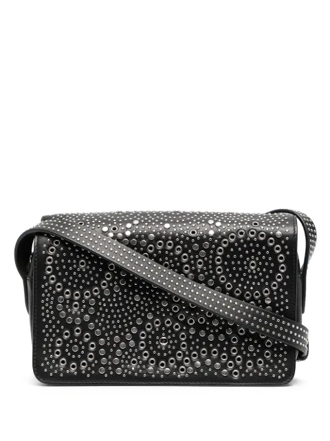 10 CORSO COMO stud-embellished flap camera bag Black CCTRACOLLAB002