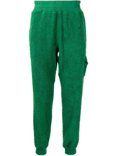Undercover textured cotton trousers Green UC1A45121