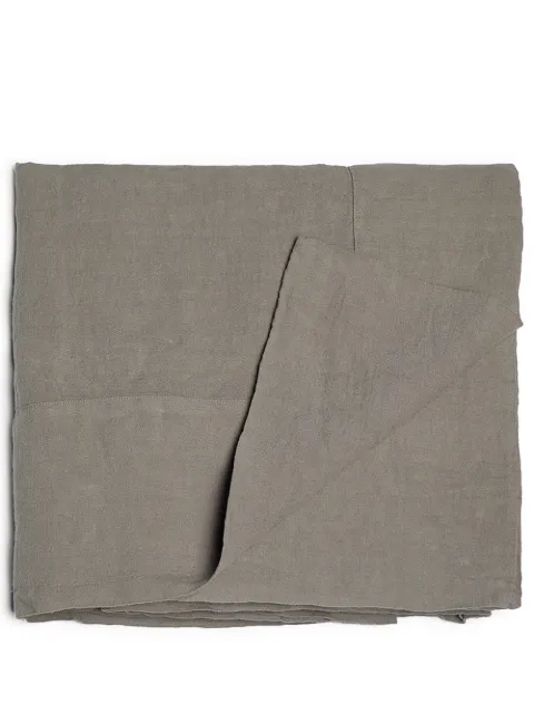 Once Milano medium linen tablecloth Grey A22TA010217CH