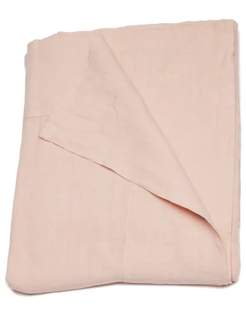 Once Milano medium linen tablecloth Pink A22TA010217P