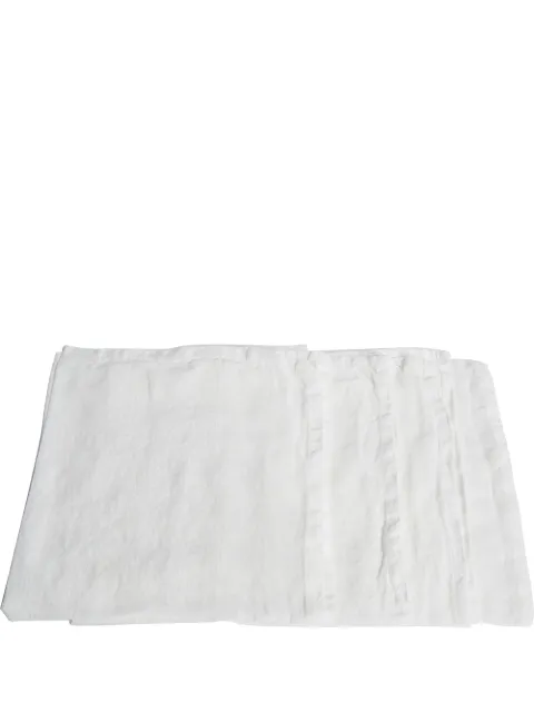 Once Milano linen napkins (set of 4) White A29TA020015W