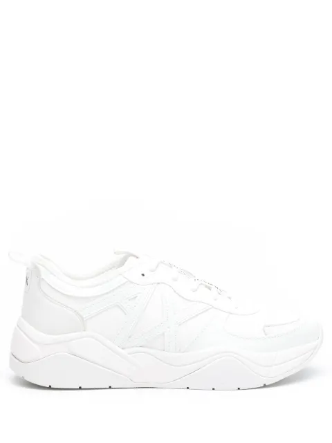 Armani Exchange side logo-detail sneakers White XDX039XV311