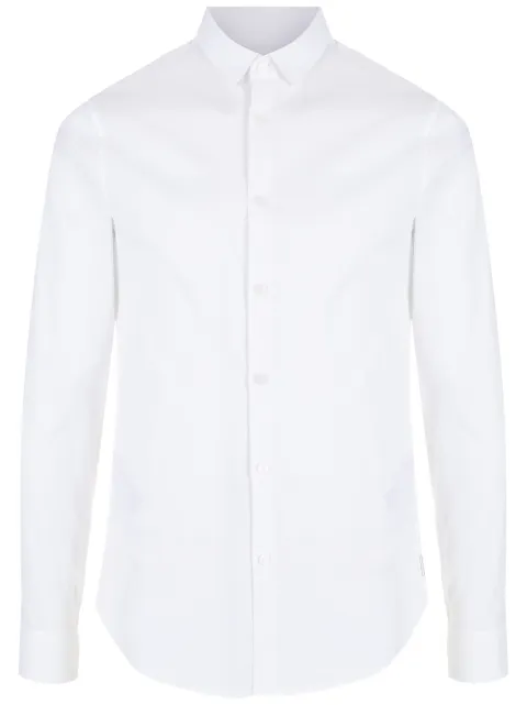 Armani Exchange long-sleeve cotton shirt White 8NZC31ZN28Z