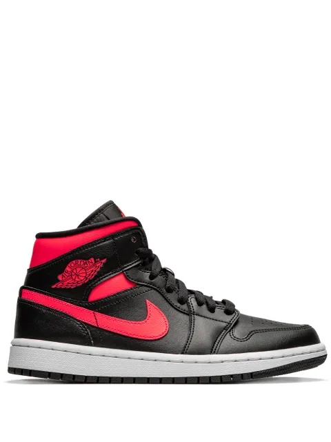 Jordan Air Jordan 1 Mid "Siren Red" sneakers Black BQ6472