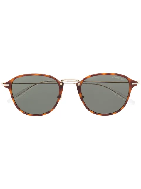 Montblanc D-frame sunglasses Brown MB0155S