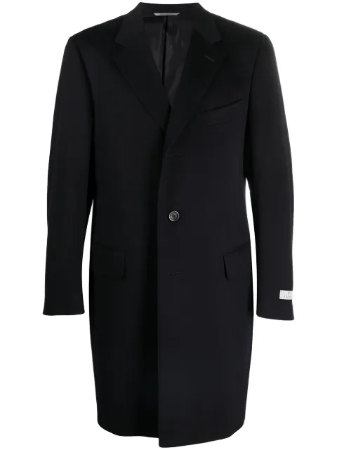 Canali single-breasted tailored coat Blue T57110CX02308