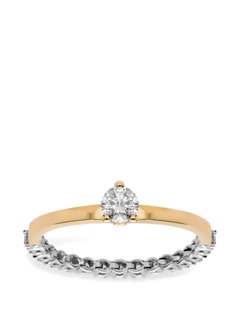 Delfina Delettrez 1987 diamond ring Gold ACE1002A