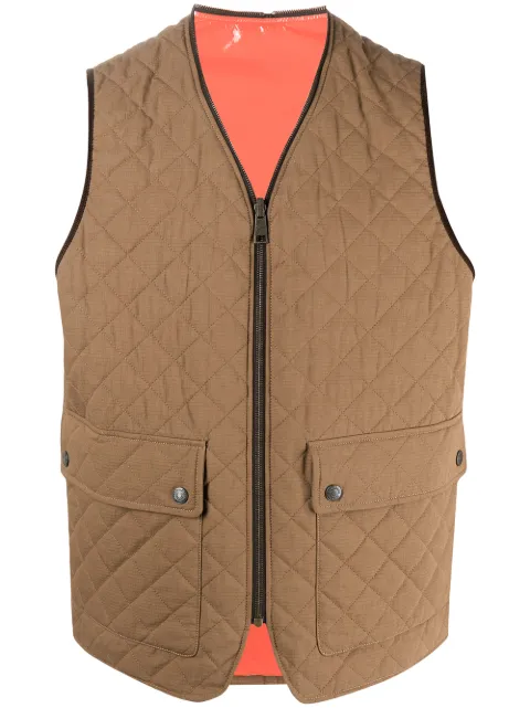 DSQUARED2 sleeveless quilted vest Brown S74FB0280S54065