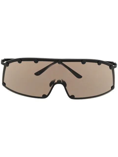 Rick Owens Performa Shielding oversize sunglasses Black RG0000001GBLKBR0904