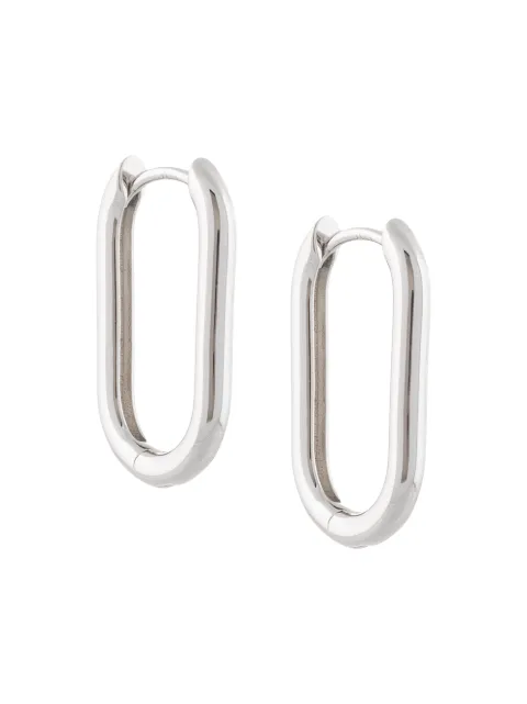 Eshvi oval hoop earrings Metallic 13027FESWSH1