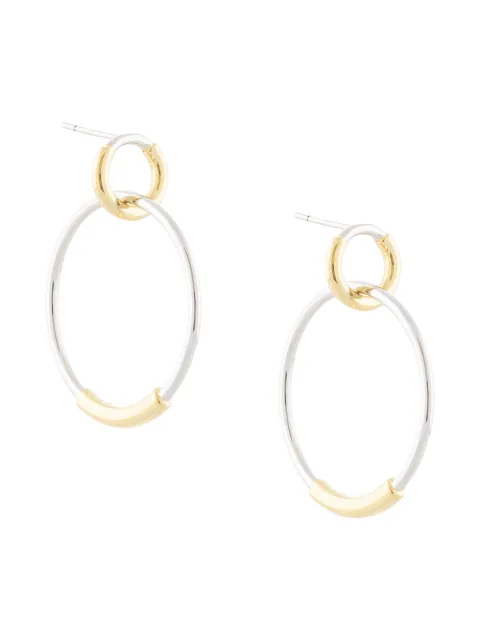 Eshvi double-hoop earrings Gold 10254FESYSH1