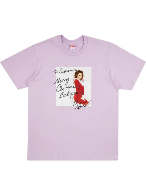 Supreme Mariah Carey-print T-shirt Purple SU9767