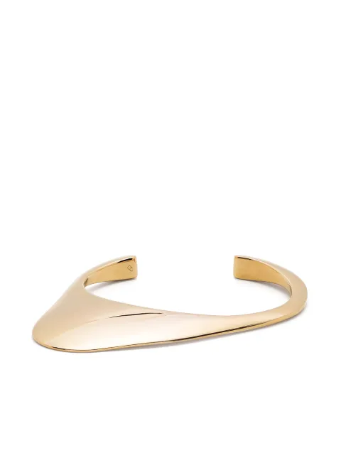 Charlotte Chesnais gold-plated sterling silver sculptural cuff Gold 16BR009VER