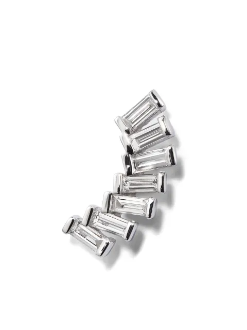 Persée 18K white gold Baguette diamond earring Silver EA76689WG