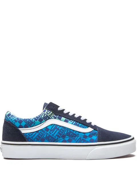 Vans Old Skool "Off The Wall Logos - Blue" sneakers Blue VN0A4U3B2PA
